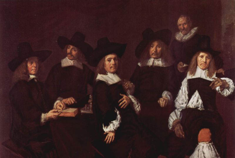 Gruppenportrat der Regenten des Altmannerhospitzes in Haarlem